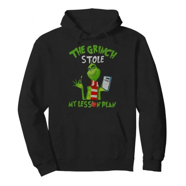 The Grinch Stole My Lesson Plan shirt - Image 6