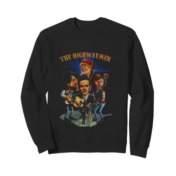 The Highwaymen Country Supergroup Caricatures shirt - Image 5
