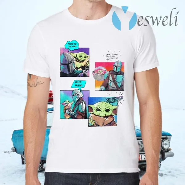 The Mandalorian Baby Yoda Stronger Than You Think T-Shirt - Image 2