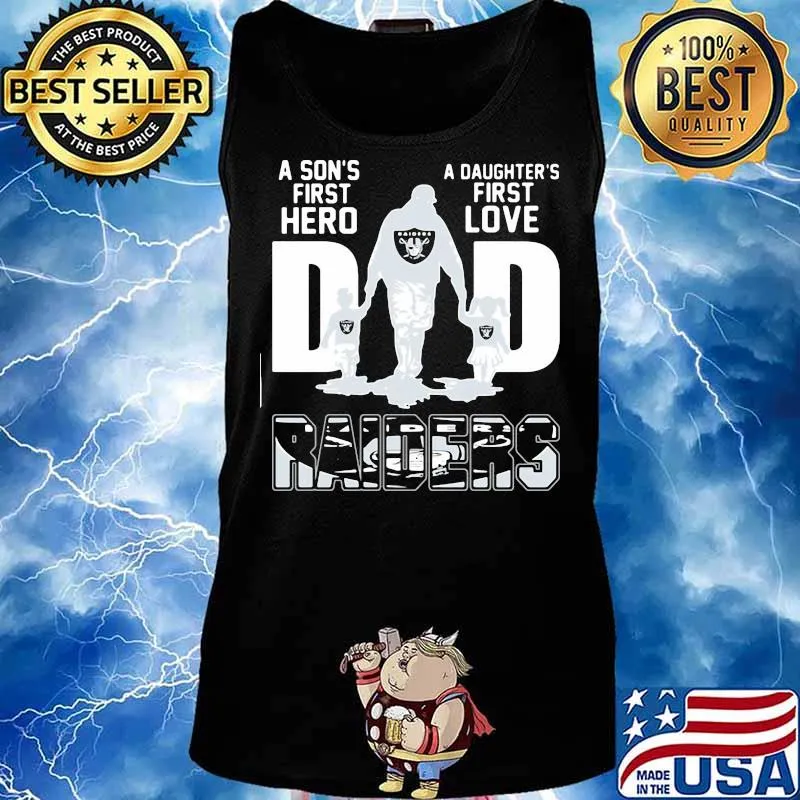 A son's first hero dad a daughter's first love oklahoma raiders s Tank top