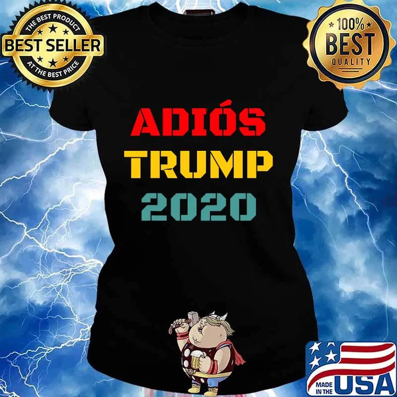 Adios Trump Biden Harris Victory Won Election 2020 Vintage Shirt Ladies tee