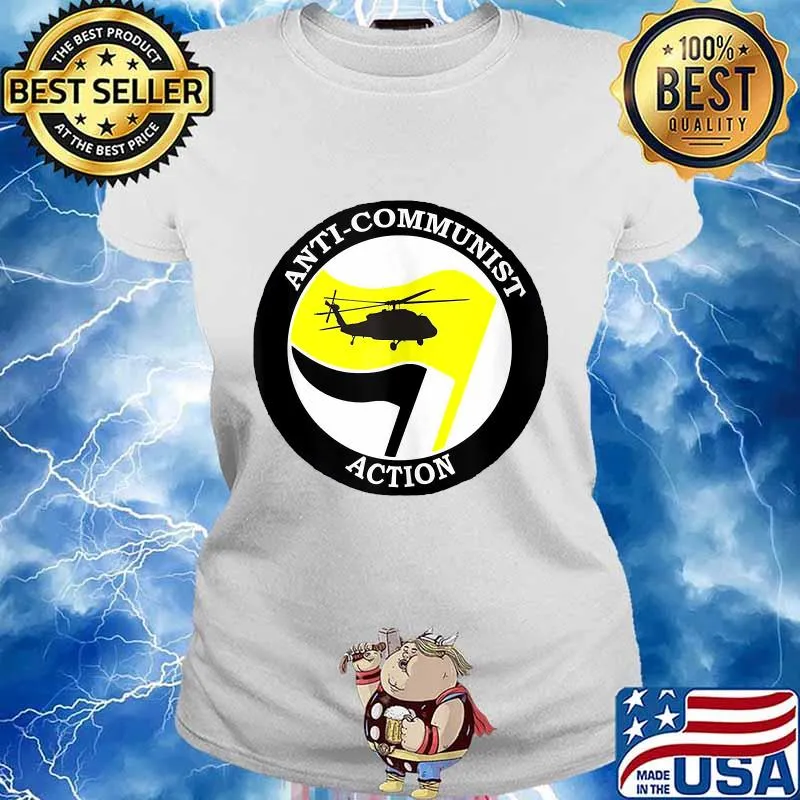 American action political anti communist s Ladies tee