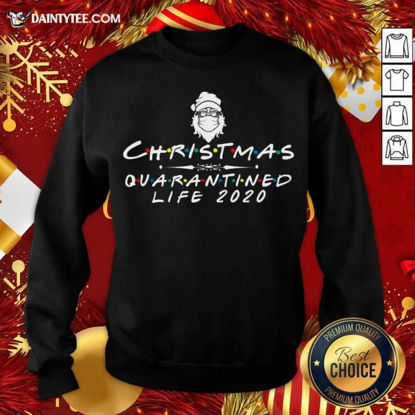 Awesome Christmas 2020 Quarantined I Celebrate My Christmas In Quarantine Shirt - Image 2