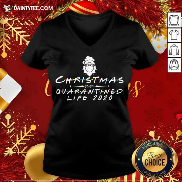 Awesome Christmas 2020 Quarantined I Celebrate My Christmas In Quarantine Shirt - Image 4