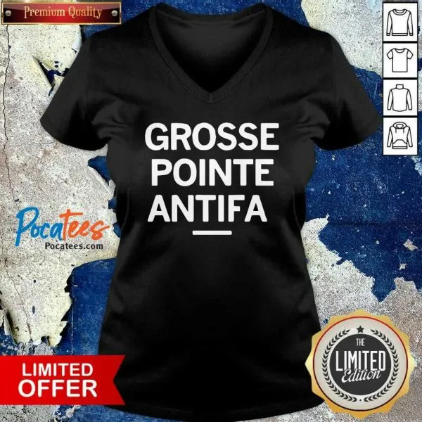 Awesome Grosse Pointe Antifa Shirt - Image 3