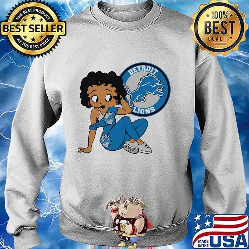 Betty boop detroit lions football s Sweater