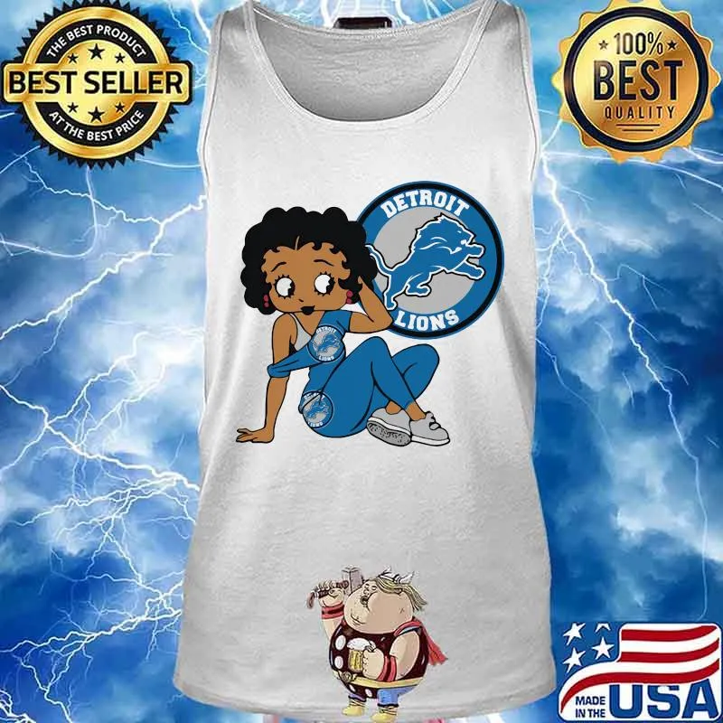Betty boop detroit lions football s Tank top