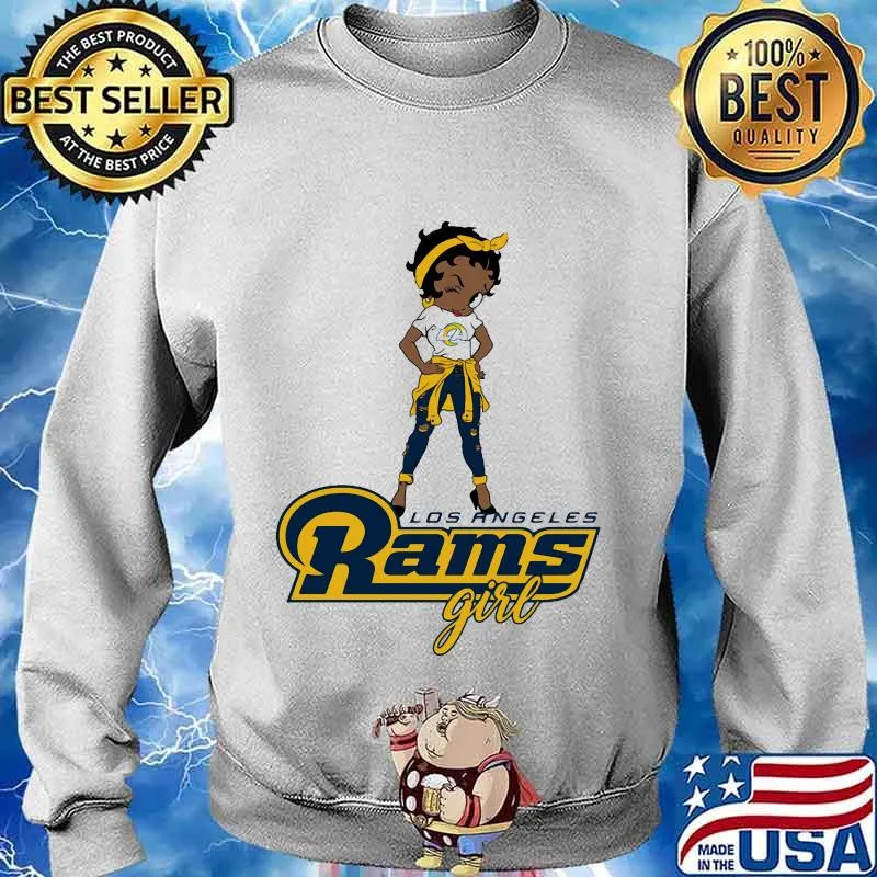 Betty boop los angeles rams girl s Sweater