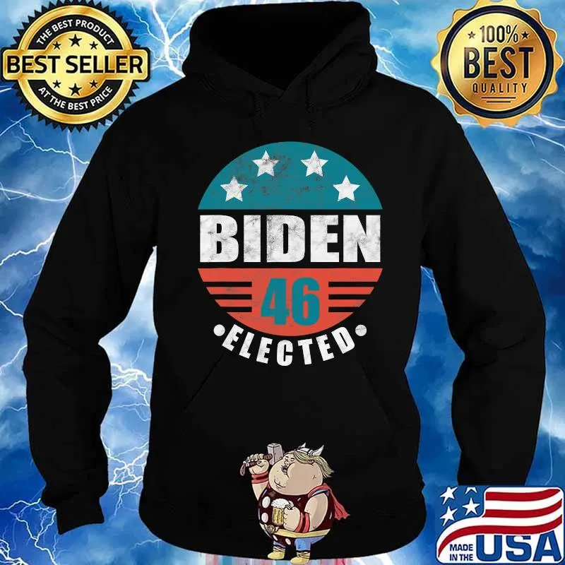 Biden 46 elected celebrate 46th president 2020 vintage s Hoodie