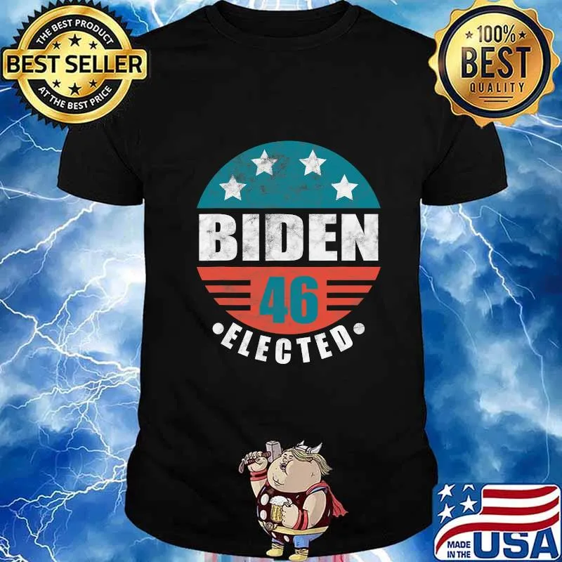 Biden 46 elected celebrate 46th president 2020 vintage shirt