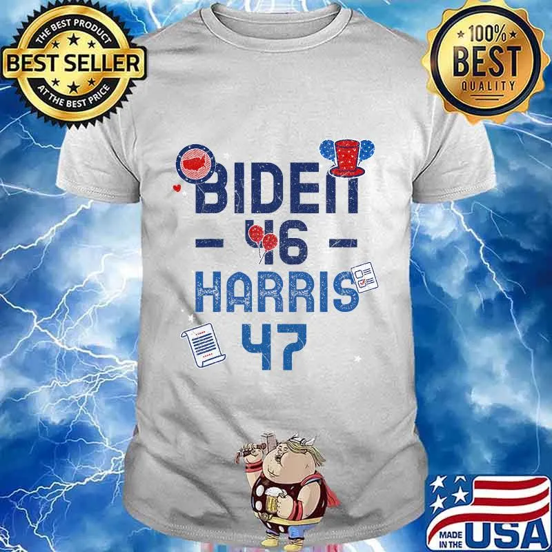 Biden 46 elected president harris 47 joe biden 2020 shirt