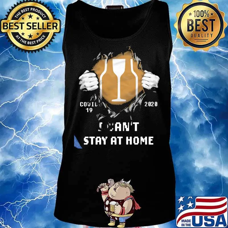 Blood inside barware covid-19 2020 i can't stay at home s Tank top