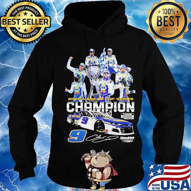 Chase elliott 2020 nascar cup series champion 9 signature s Hoodie