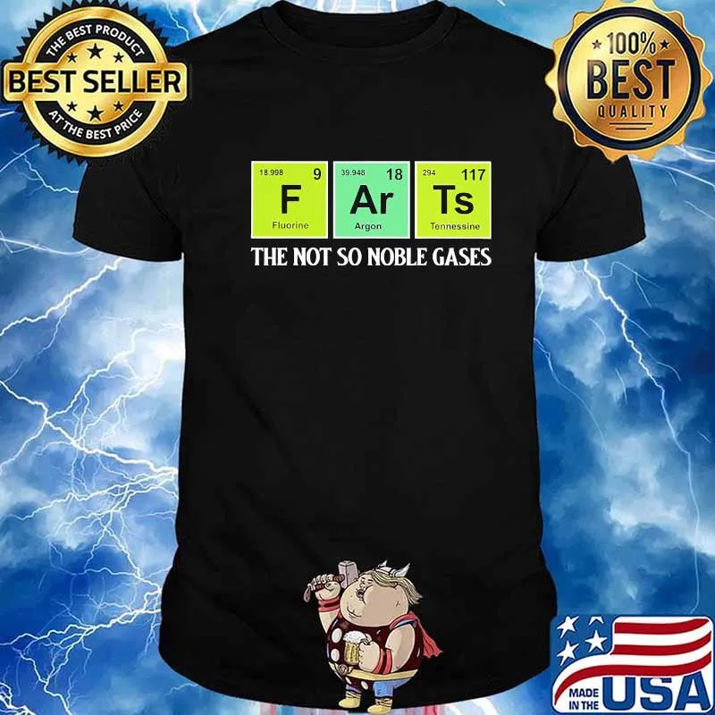 Chemistry Farts The Not So Noble Gases Shirt