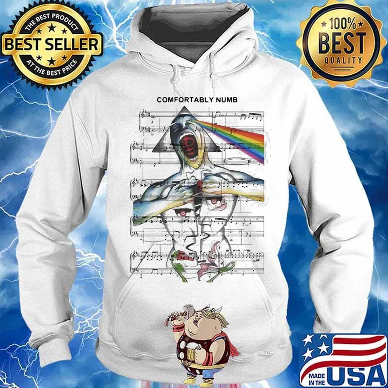 Comfortably Numb Moon Staves Lgbt Shirt Hoodie