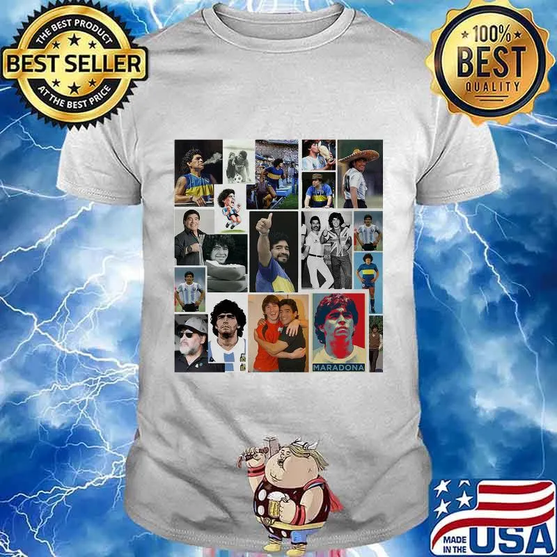 Commemorative Photos Of Diego Maradona Football Shirt