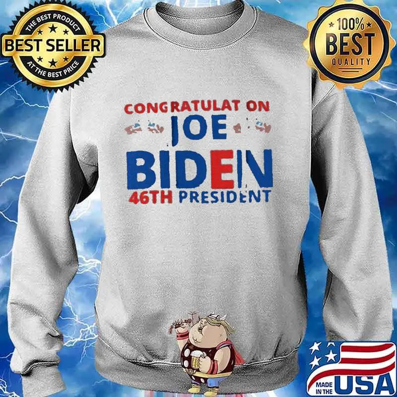 Congratulations joe biden american 46th president s Sweater