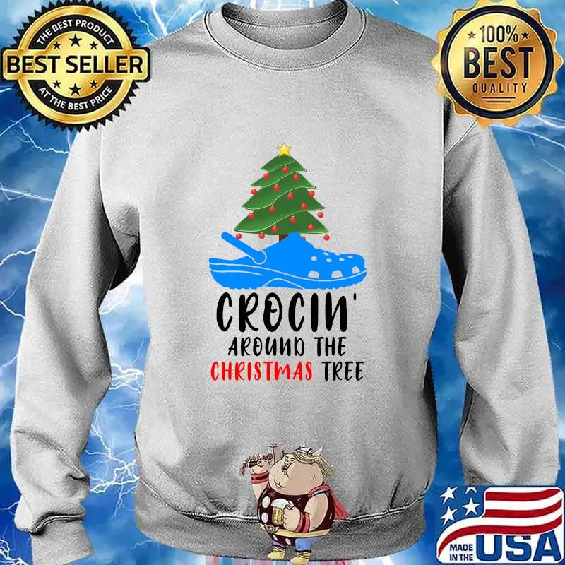 Crocin' Around The Christmas Tree Merry Xmas Shirt Sweater