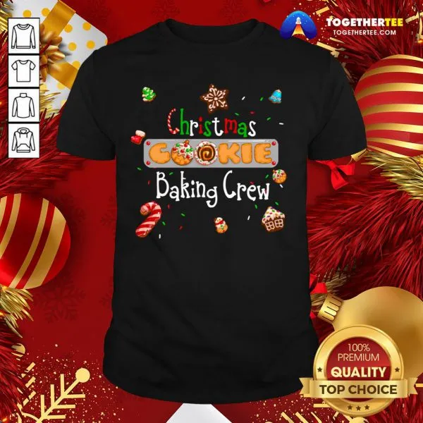 Cute Christmas Cookie Baking Crew Cookie Exchange Shirt