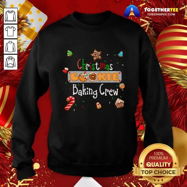 Cute Christmas Cookie Baking Crew Cookie Exchange Shirt - Image 4