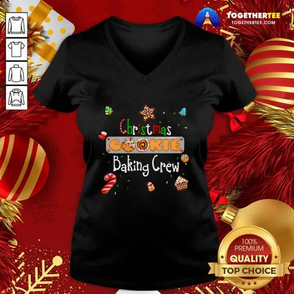 Cute Christmas Cookie Baking Crew Cookie Exchange Shirt - Image 2