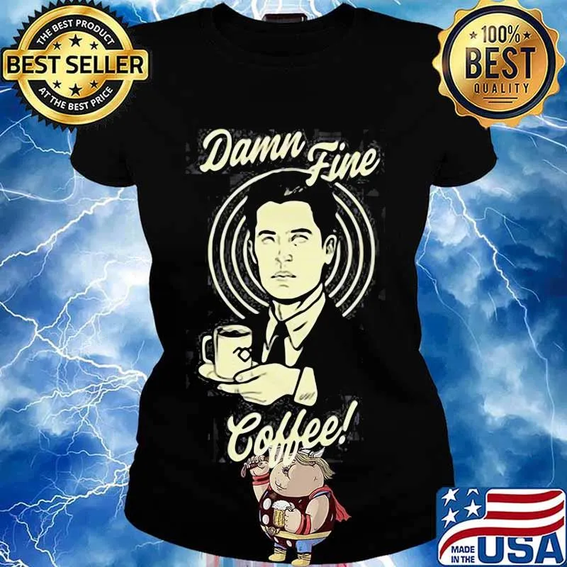 Damn Fine Coffee Twin Peaks Shirt Ladies tee