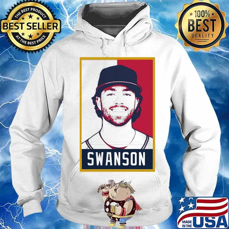 Dansby swanson baseball player art s Hoodie
