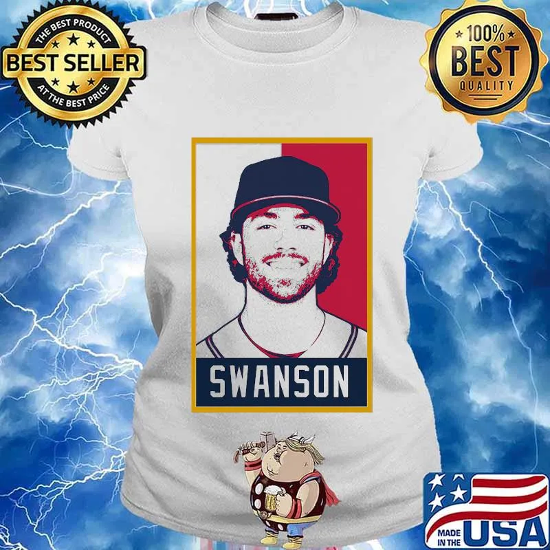 Dansby swanson baseball player art s Ladies tee