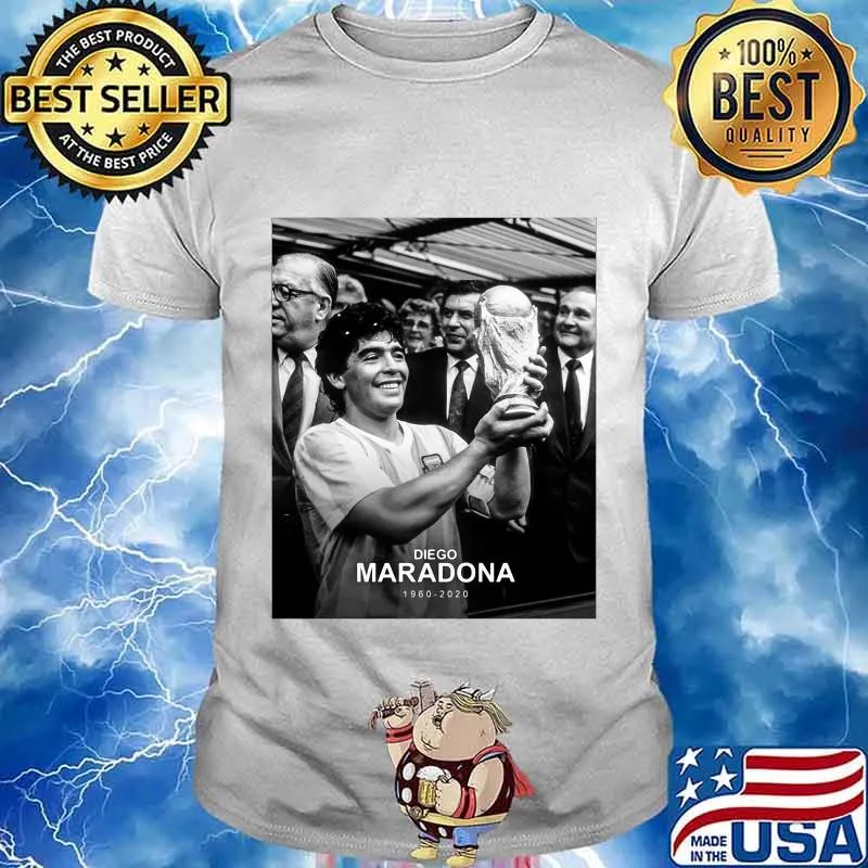 Diego Maradona 1960 2020 Legend Argentina World Cup N10 Shirt