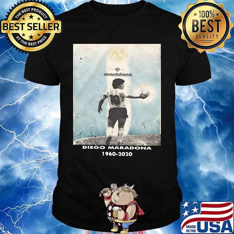 Diego Maradona Legend Football 1960 2020 Shirt