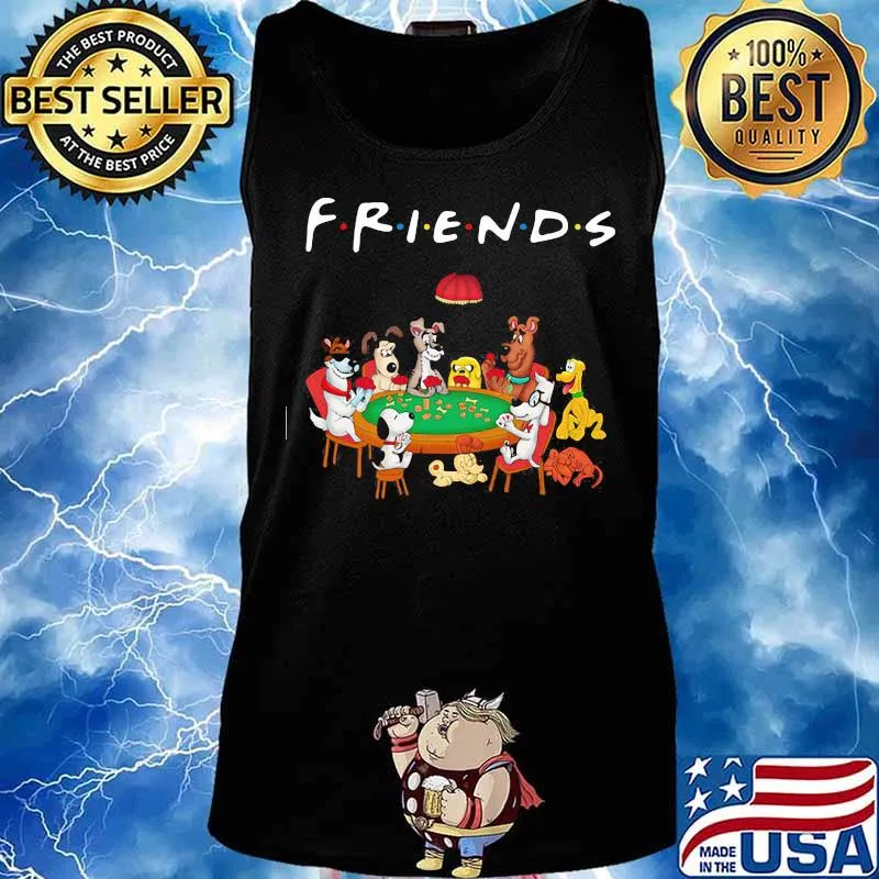 Disney dogs characters cartoon friends s Tank top