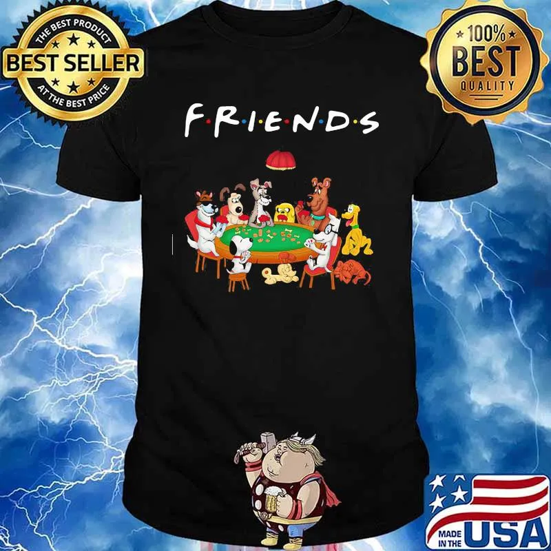 Disney dogs characters cartoon friends shirt