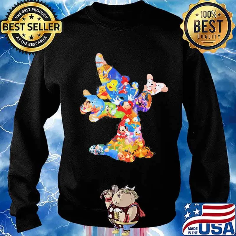 Disney mickey mouse and characters cartoon s Sweater