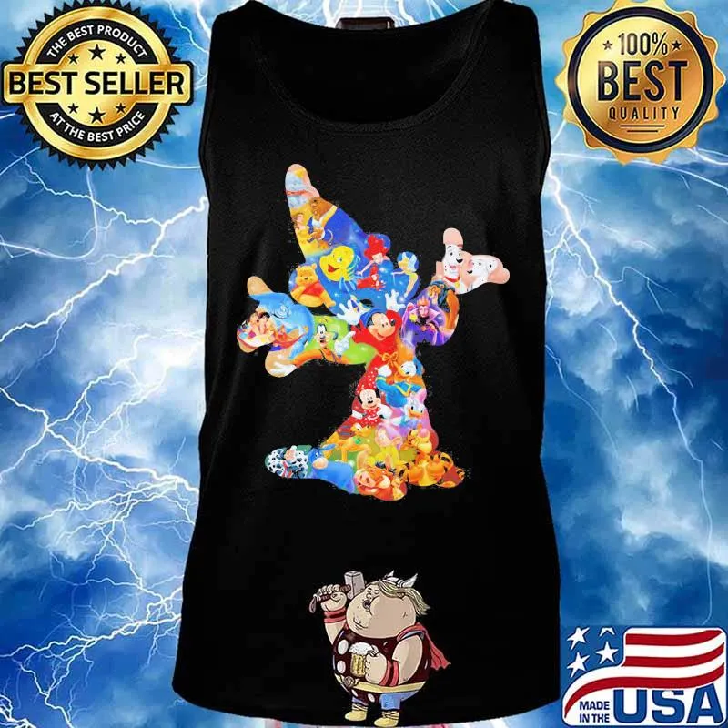 Disney mickey mouse and characters cartoon s Tank top
