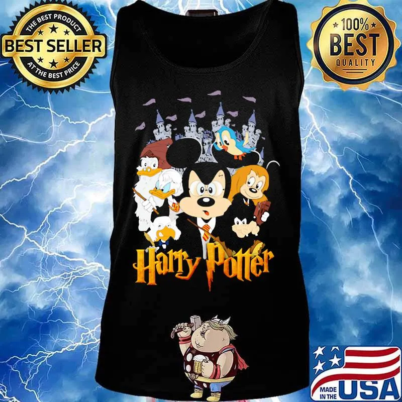 Disney mickey mouse and friends harry potter s Tank top