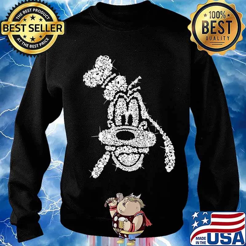 Disney pluto dog diamond s Sweater