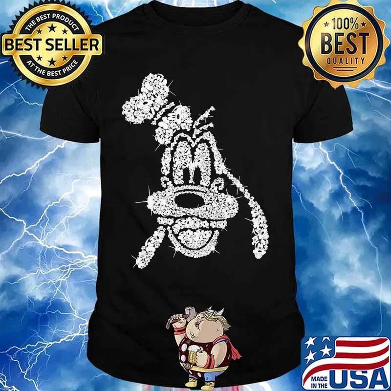 Disney pluto dog diamond shirt