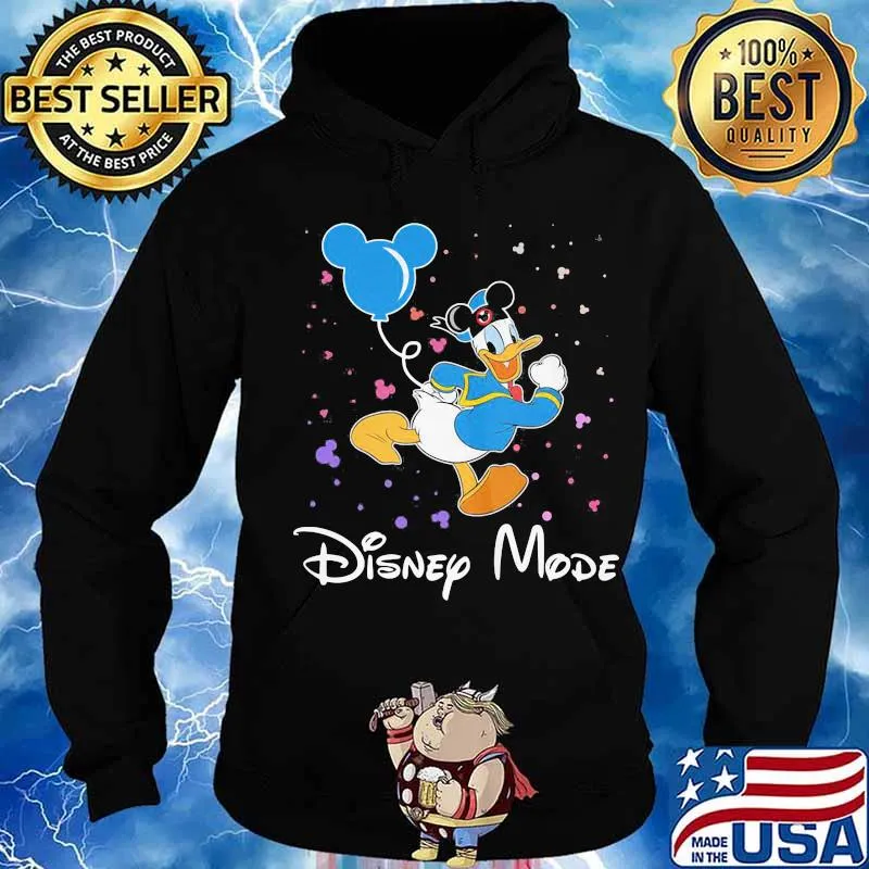 Donald duck disney mode balloon mickey mouse s Hoodie