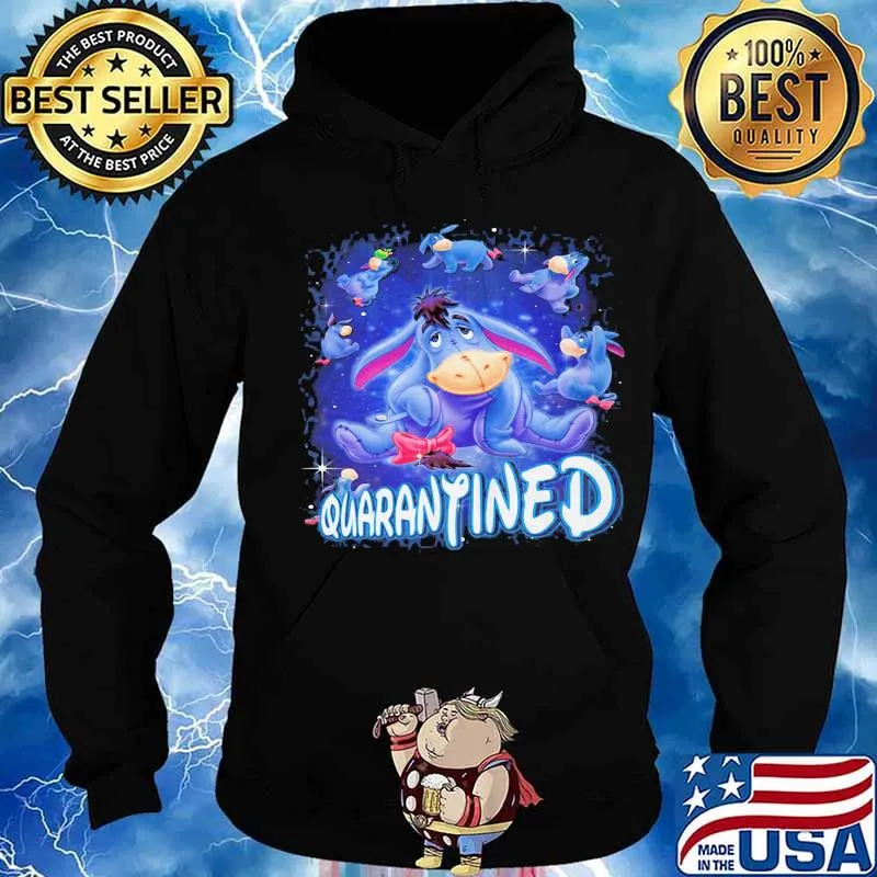 Eeyore donkey quarantined christmas s Hoodie