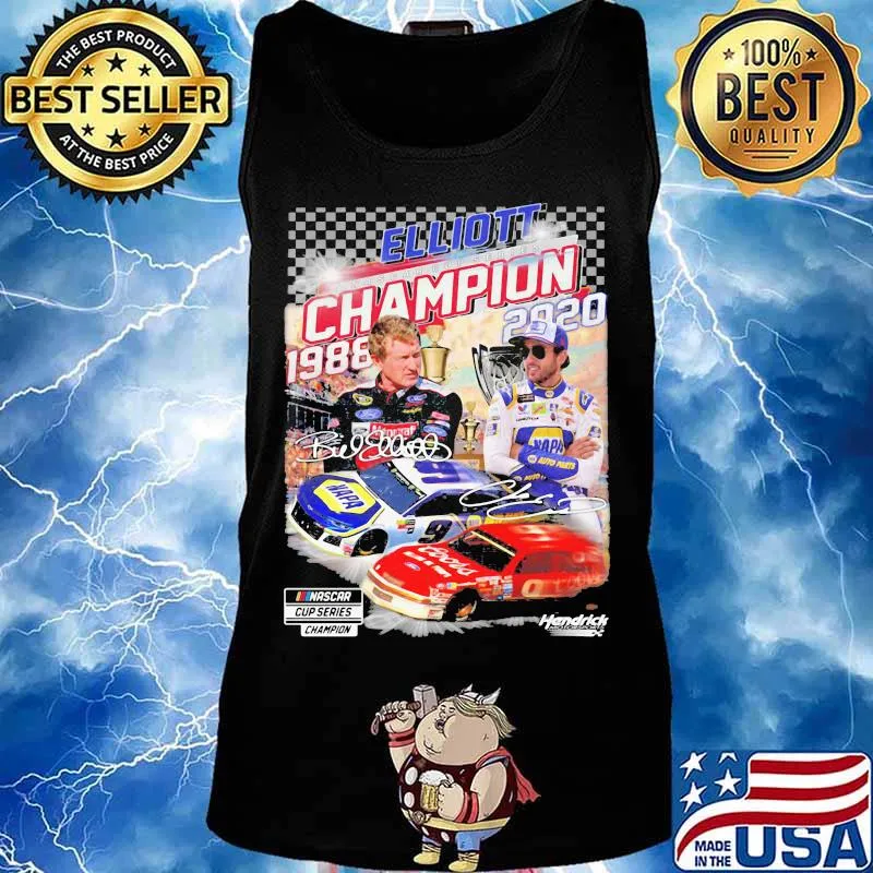 Elliott Champion 1988 2020 Hendrick Signatures Shirt Tank top