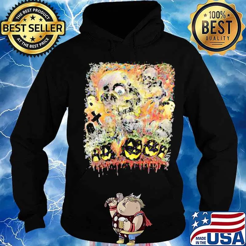 God Cross Skull Witch Pumpkin Halloween Shirt Hoodie