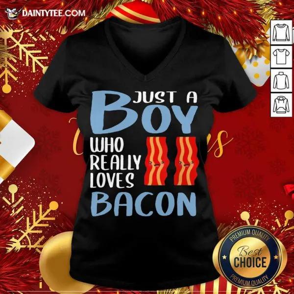 Good Bacon Just A Boy Who Really Loves Bacon Shirt - Image 4