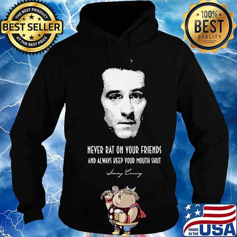 Goodfellas never rat on your friends and always keep your mouth shut signature s Hoodie
