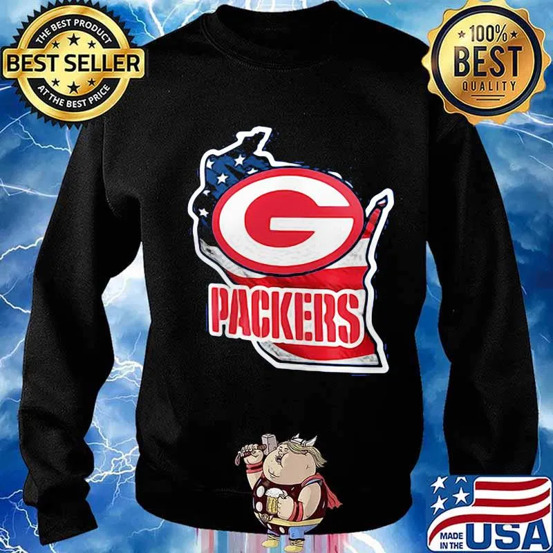 Green Bay Packers Nfl Pro Line By Fanatics Branded Banner State Shirt Sweater