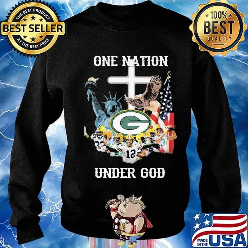 Green bay packers one nation under god s Sweater