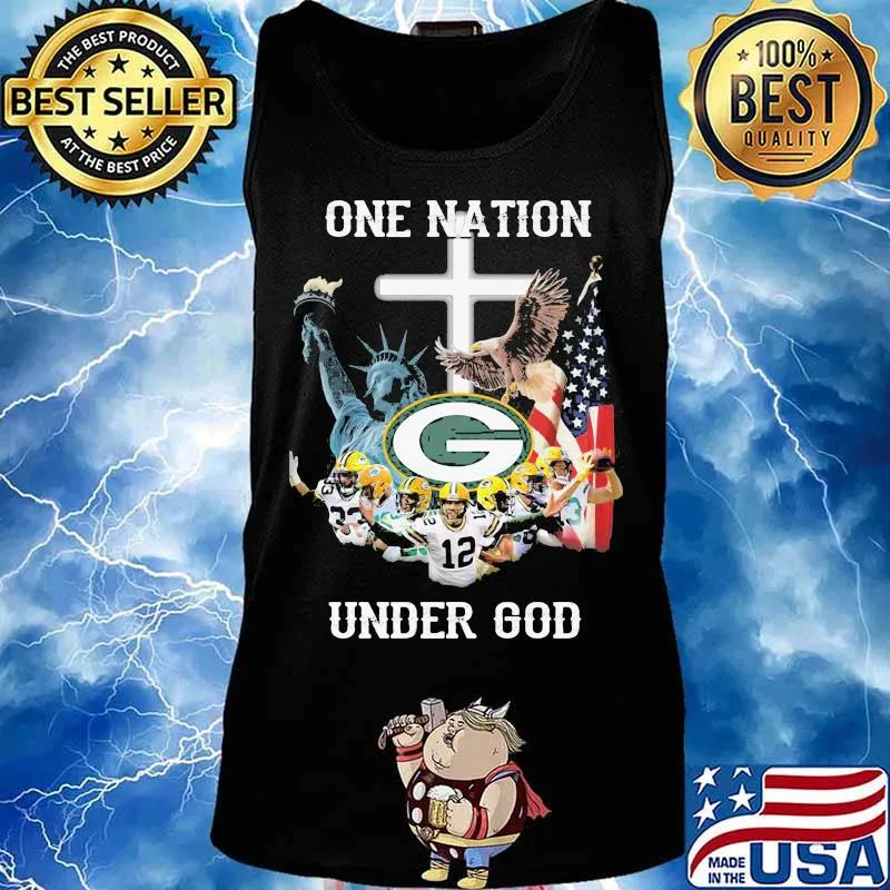 Green bay packers one nation under god s Tank top