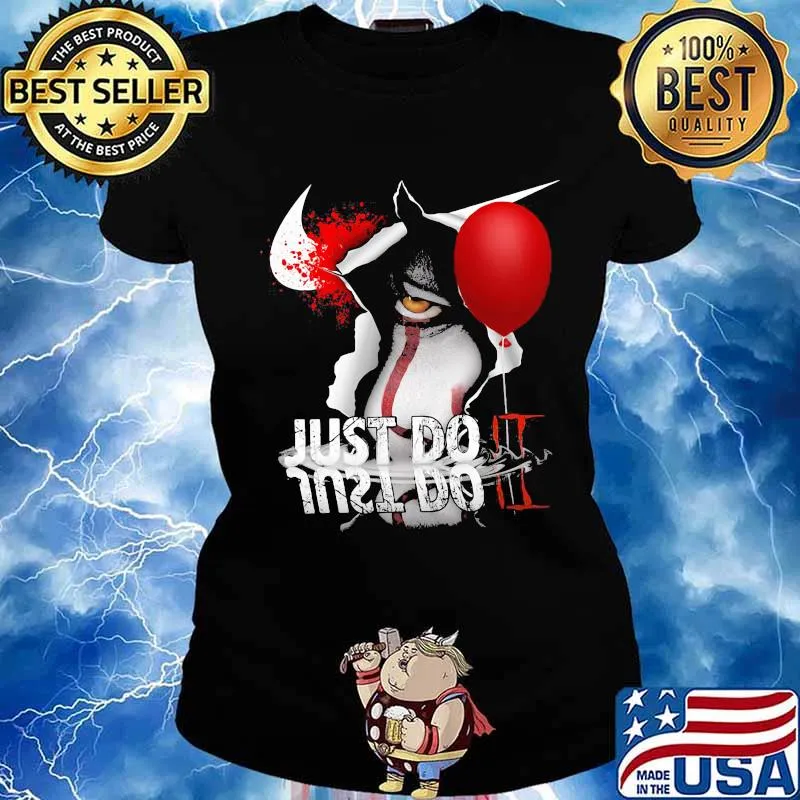 Halloween pennywise nike just do it s Ladies tee