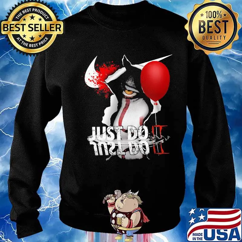 Halloween pennywise nike just do it s Sweater