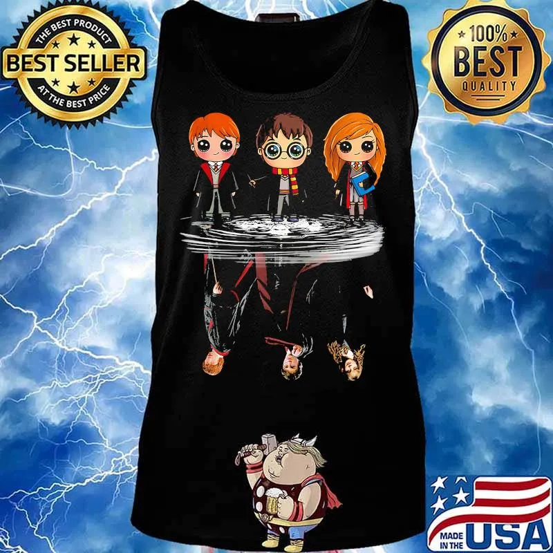 Harry potter characters chibi water reflection s Tank top