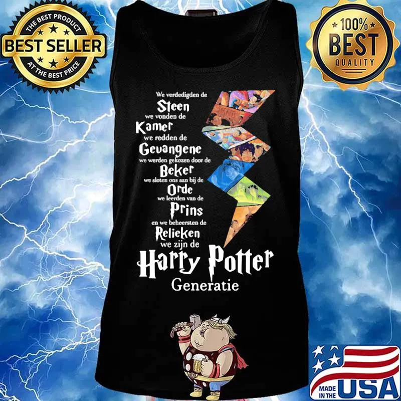Harry potter generatie we verdedigden de steen s Tank top
